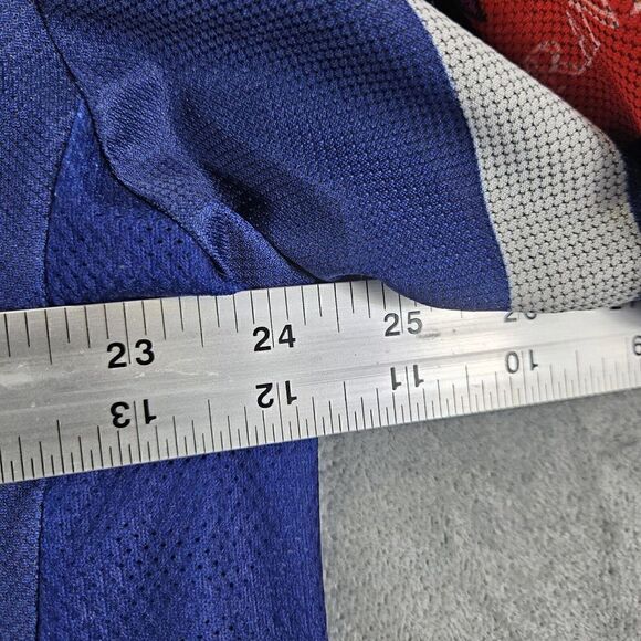 Power Custom Grand Cycling Jersey Mens XL Blue Techwear USA Gun Shop 1/4 Zip - Picture 5 of 7